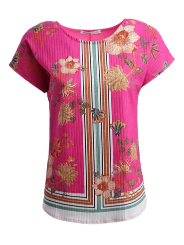 Blusa Manga Curta Canelada Endless Feminina ROSA