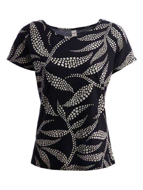 Blusa Manga Curta Rovitex Feminina PRETO