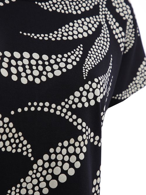 Blusa Manga Curta Rovitex Feminina PRETO