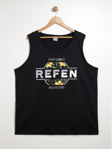 Camiseta Regata Plus Size Masculina PRETO