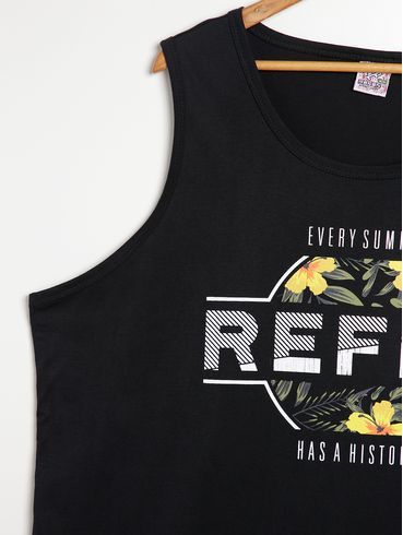 Camiseta Regata Plus Size Masculina PRETO