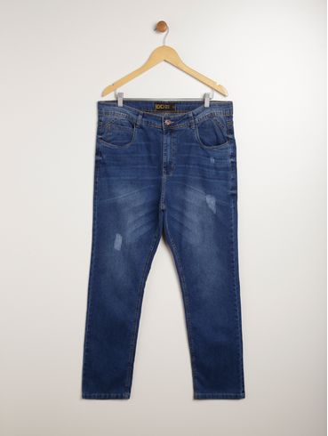 Calça Jeans Plus Size Maculina AZUL