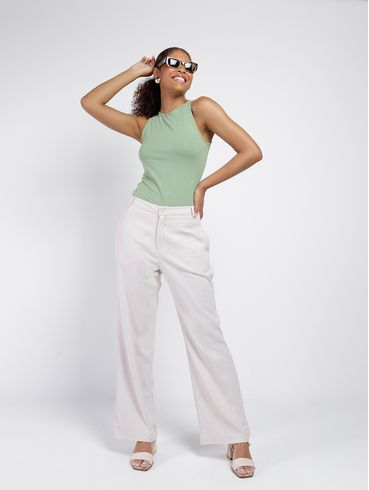 Blusa Canelada Autentique Feminina VERDE