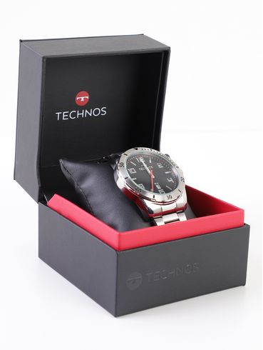 Relógio Technos Masculino Prata/ UNICO