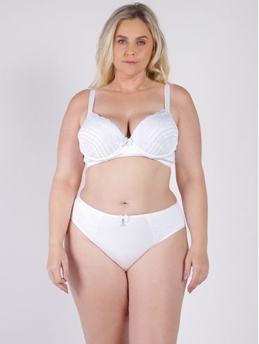 Conjunto Lingerie Plus Size Feminino BRANCO