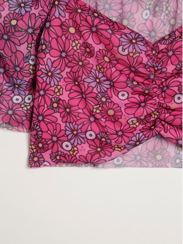 Blusa Manga Curta Juvenil para Menina - PINK