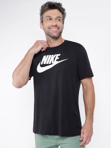 Camiseta Esportiva Nike Icon Futura Masculina Preto