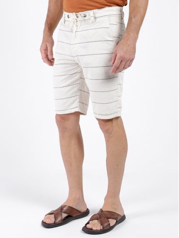 Bermuda Sarja Gangster Masculina AREIA