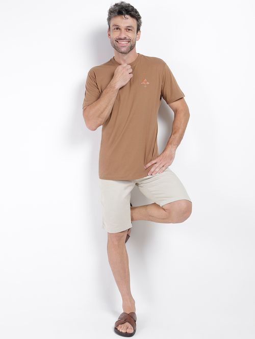 Bermuda Sarja Bivik Masculina AREIA