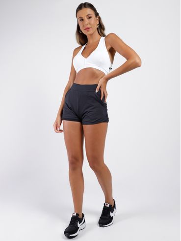 Top Esportivo com Bojo Feminino Branco