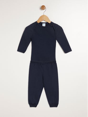 Pijama Infantil Para Bebê- MARINHO