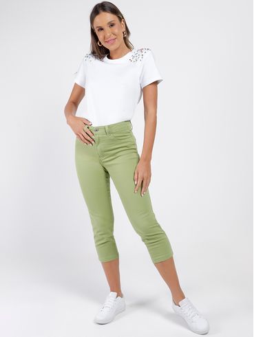 Blusa Manga Curta Feminina BRANCO