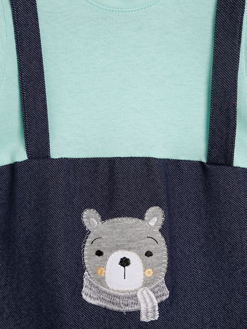 Macacão Infantil Para Bebê- VERDE CLARO