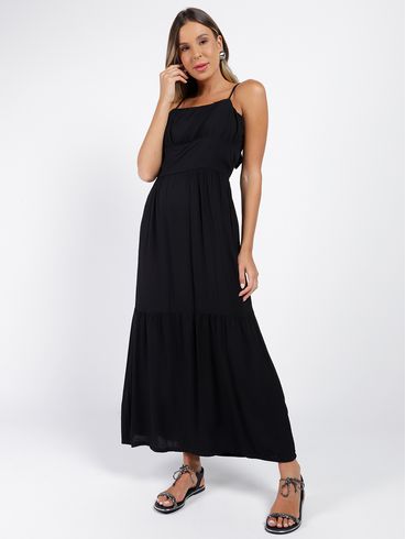 Vestido Longo Feminino PRETO
