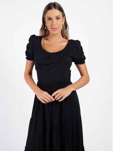 Vestido Longo Feminino PRETO