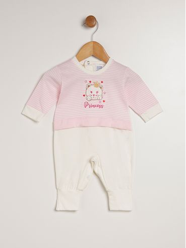 Saída De Maternidade Infantil Para Bêbe Menina - ROSA CLARO