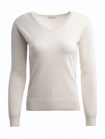 Blusa Modal Manga Longa Feminina OFF WHITE