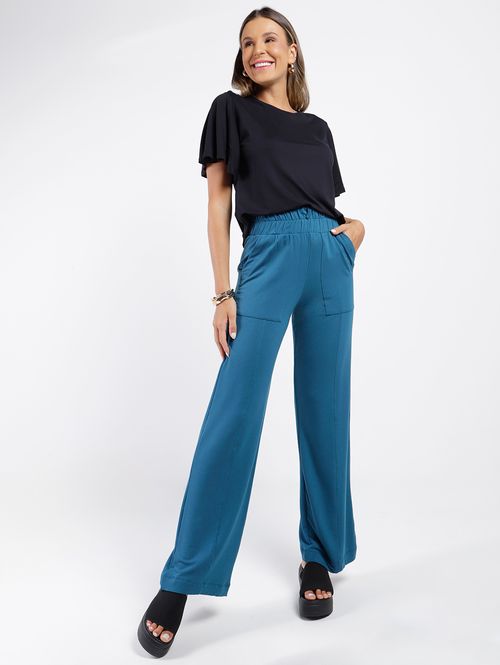 Blusa Manga Curta Autentique Feminina PRETO