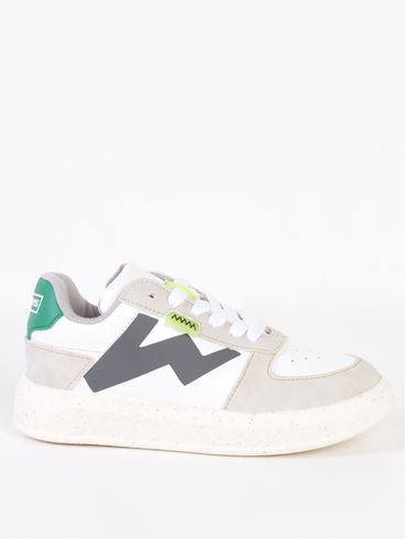 Tênis Juvenil Para Menino - BRANCO/VERDE/CINZA