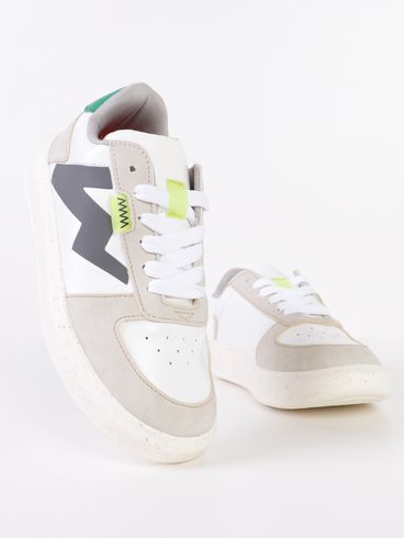 Tênis Juvenil Para Menino - BRANCO/VERDE/CINZA
