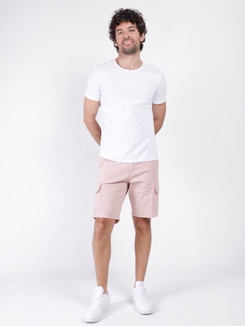 Bermuda Sarja Masculina ROSA