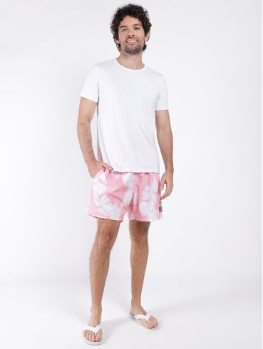 Short Estampado Masculino ROSA