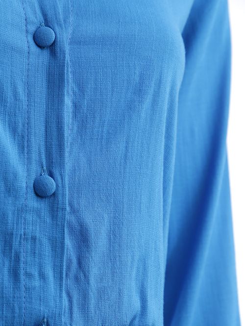 Camisa Manga 3/4 Feminina AZUL