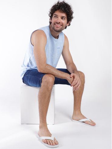 Camiseta Regata Masculina AZUL