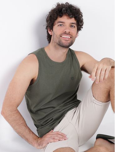 Camiseta Regata Masculina VERDE