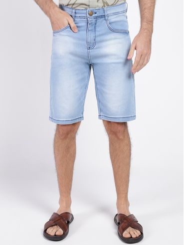 Bermuda Jeans Masculina AZUL