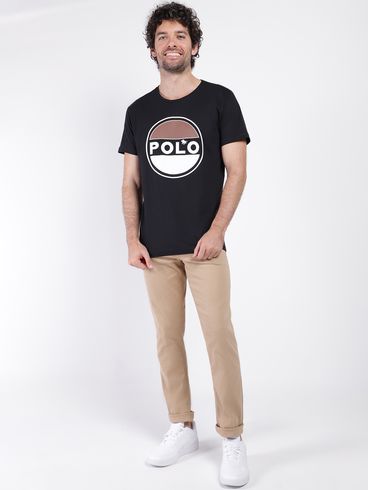 Calça Slim Masculina CAQUI