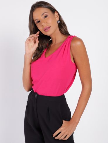 Blusa Regata Feminina Rosa Pink