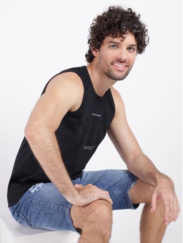 Camiseta Regata Masculina PRETO