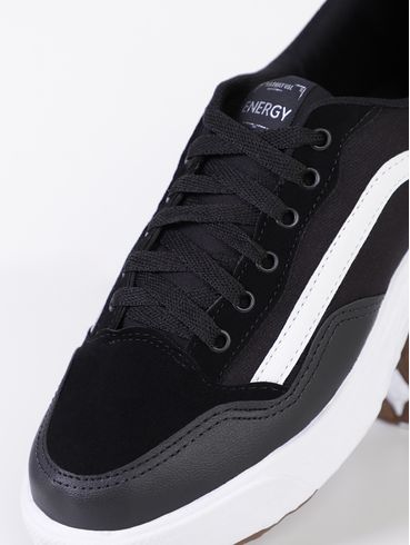 Tênis Casual Masculino PRETO/BRANCO
