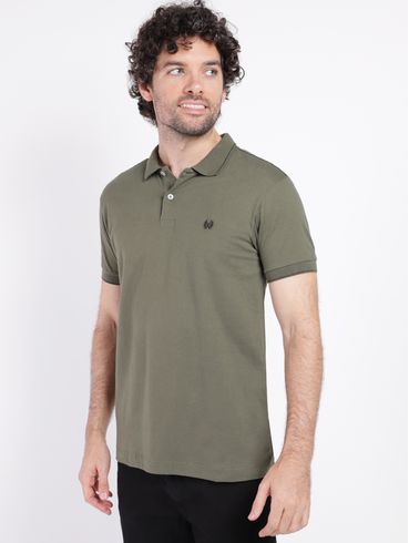 Polo Manga Curta Vilejack Masculina VERDE