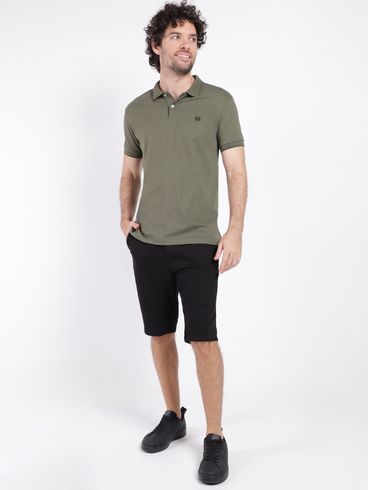 Polo Manga Curta Vilejack Masculina VERDE