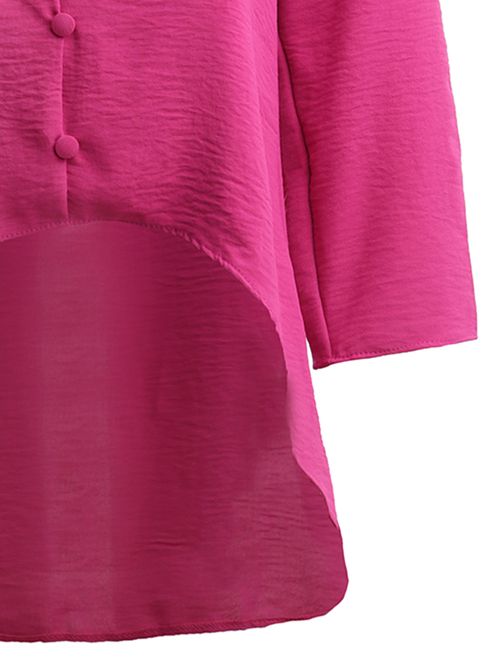 Blusa Manga 3/4 Mullet Feminina ROSA