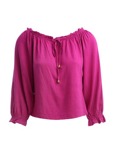 Blusa Ciganinha Manga 3/4 Feminina ROXO