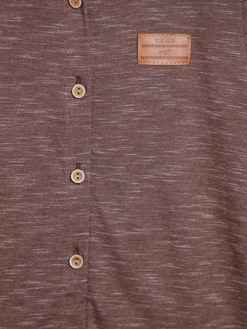 Camisa Infantil Para Menino - MARROM