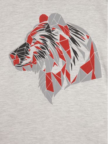 Camiseta Manga Longa Infantil Para Menino - MESCLA