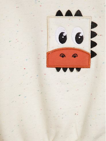 Conjunto Longo Infantil Para Menino - OFF WHITE