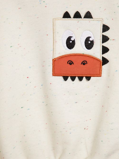 Conjunto Longo Infantil Para Menino - OFF WHITE