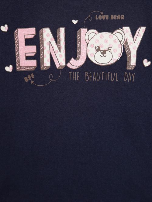 Blusa Manga Longa Infantil Para Bebê- MARINHO