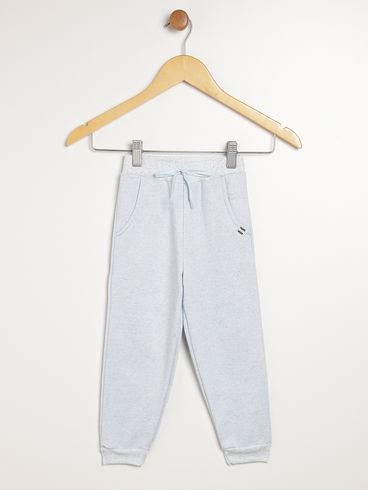 Calça Moletom Jogger Infantil Para Menino - AZUL CLARO