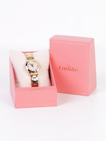 Relógio Condor Feminino Dourado UNICO