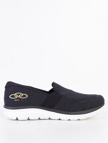 Slip On Olympikus Angel 3 Feminino Preto/Dourado