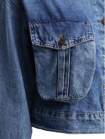 Jaqueta Jeans Feminina AZUL