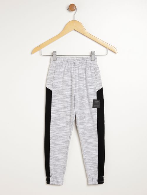 Calça Jogger Moletom Infantil Para Menino - MESCLA