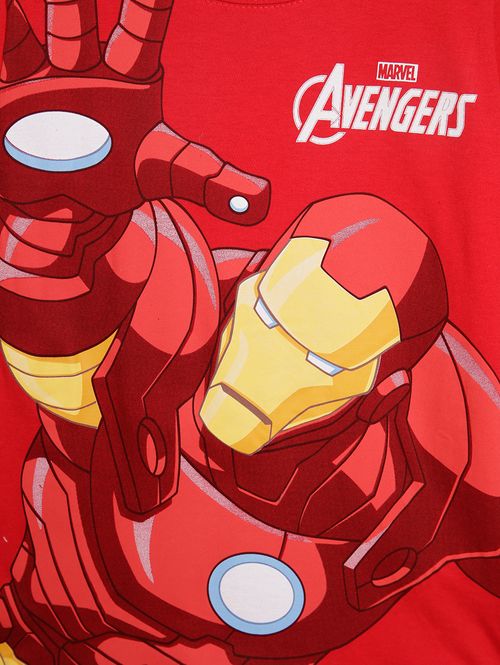 Camiseta Manga Longa Infantil Para Menino - VERMELHO