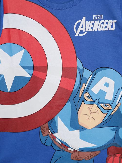 Camiseta Manga Longa Infantil Para Menino - AZUL